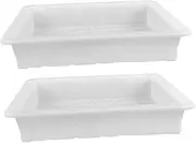 VANZACK 2pcs Paving Molds for DIY Garden Pathway Concrete Brick for Patios Courtyards and Driveways Easy to Use Molds for Stunning