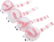 Abaodam 4pcs Plush Cat Mouse Durable Fake Mice for Indoor Play Engaging Interactive Pet for Kittens Cats Designed to Reduce Boredom and Enhance Fun