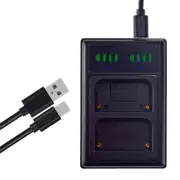 NP-F580 LCD DUAL Battery Charger for Blackmagic Design Video Recording Monitor