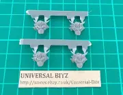 High Elves Tiranoc Lion Head Chariot Icons x 4 D Warhammer AOS Elf RARE OOP C7 C