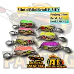 軟青蛙薄荷 2.8 厘米 PMEN LURE BAIT CASTING 軟木 TOMAN LAMPUNG