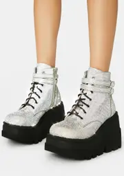 [Dolls Kill x Demonia] Bling Technopagan Boots