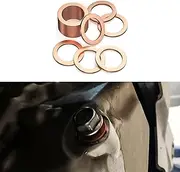 15PCS Oil Drain Plug Gasket, Oil Crush Washer, 14mm Cooper Crush Washer Oil Drain Plug Compatible with Mercedes Benz, Crush Washer Seals Replace OEM PN 007603-014106
