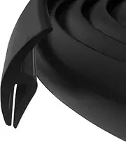 HERCHR Rubber Strip, 1.7M Car Front Windshield Window Seal Strirp Moulding Trim, Black Rubber Seal Car Windshield Window Door Seal Strip Weather Seal Rubber Stripping Car Window Seal