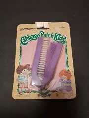 Vtg 1984 Cabbage Patch Kids Foldind Brush & Comb