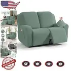 Machine Washable Stretch Sofa Slipcover Set - 6 Pieces for Loveseat Recliners