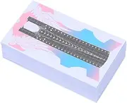 Healvian Nail Extension Paper Holders 100pcs Nail Forms Sticker Guide Nail Art Accessories for Salon Home Learners