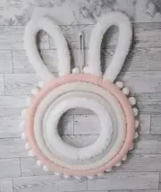 Target Spritz Easter 12 In Coiled Yarn Bunny Wreath 2024 NWT