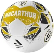 Summit A-League Soccer Ball, MacArthur - Official Team Supporter Ball, 3-Ply Foam Backed PVC with Embossed Diamond Grain, 32-Panel Machine Stitched for Superior Feel and Durability, Size 1