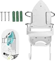 Alpinista Ironing Board Hanger Wall Mount Ironing Board Holder Wall Mount for Laundry Rooms Storage Organizer, White