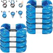9-Piece Diaper Pail Refill Bags Set - Compatible with Angelcare, Tommee Tippee, Genie, Munchkin - Holds up to 270 Nappies for Baby Diaper Bucket Nappy Bin Easy Disposal