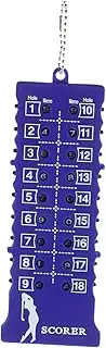 BESPORTBLE Golf Scoreboard Compact Zeroable Counter 18 Holes for Tournaments Practice Sessions