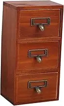 NUOBESTY Drawer Dividers Wooden Drawer Storage Box Cosmetic Organizer Pantry Storage Containers