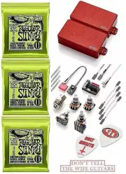 EMG GH Set Gary Holt Red 81 + 89R Set Short Shaft Pots ( 3 ERNIE BALL #2221 )