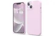 Premium Silicone Phone Case For iPhone 14 Shockproof Microfiber Lining - Lilac