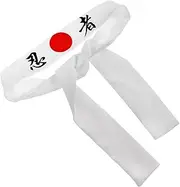 [NOLITOY] Japanese Sushi Headband Comfortable Samurai Headband for Karate Training Party Cosplay and Cooking Events Versatile Fits Decorative Sports Headgear