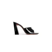 [AMINA MUADDI] Mules Brigitte in Pelle Verniciata 95 Black