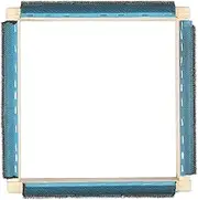 HSHGZSR Punch Needle Frame Solid Wood Gripper Strip Frames 4 Sides Sturdy Tufting Frame Easy Assembly Square Rug Hooking Frame for Rug Punch Needle Embroidery Craft(40 * 40cm,Blue)
