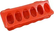 Poultry Feeder - Chicken Coop Feeder | Multipurpose Outdoor Bird Feeders, Portable Quail Feeding Station, Tray Equipment Dish with Holes for Farms Pigeon Quails Birds Home Outdoor Indoor Use