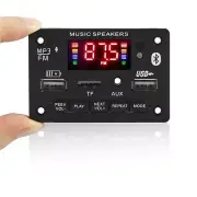Bluetooth USB AUX TF FM Car Audio Digital Decoder Board Module Handsfree DIY Kit