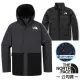 【The North Face】男 3合1_防水耐磨 兩件式連帽外套.夾克.風雨衣(4QX7-TLY 瀝青灰/黑)