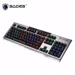 【白米飯3C】賽德斯 SADES DAMASCUS 大馬士革刀 RGB 青軸 電競鍵盤__免運_有發票