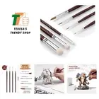 Kolinsky Sable Miniature Brushes Drybrushes for Miniature Set 7 pcs Paint Bru...