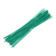 50PCS 20AWG Double-Ended Tinned Connector Wire 1 Pin 20CM Jumper Wire Green