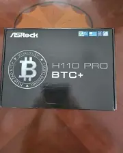 BRAND NEW ASRock H110 PRO BTC+ MOTHERBOARD