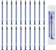 1ml Syringe with Cap, 50 Pack 1cc Plastic Small Syringes with Cover