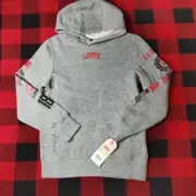 Levi's - Pull Over Hoodie - Gray - Boys Size Medium