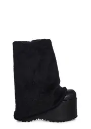 [Sugar Thrillz] Snuggle Wonderland Platform Boots - Black