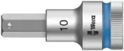 Wera Zyklop C HF HEXAGON SOCKET 10mm 1/2" Hex Drive, Colour Coded- 60mm Or 140mm