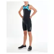 2XU Active Youth Trisuit, Medium, Black/Splash, CT5543d