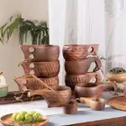 Creative Wood Milk Cup Portable Tea Cup Handmade Coffee Mug Juice