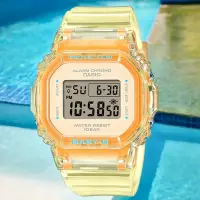在飛比找Yahoo奇摩購物中心優惠-CASIO 卡西歐 BABY-G 夏季透明方形女錶電子錶 送