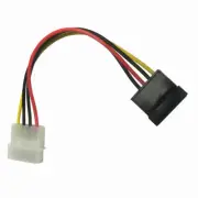 Molex/IP4/4-pin to SATA Power 15-pin Connector Converter Adapter Cable