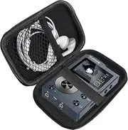 Compatible with Surfans F20 HiFi MP3 Player Case, Blueshaweu Hard Shell Travel and Storage Carrying Case Compatible with Surfans F20 HiFi MP3 Player with Bluetooth (Black)