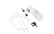 One Person Brake Bleeder Kit: 3 Adapter Plastic Collection Bottle with Magnetic