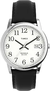 [Timex] Men's Easy Reader Date Leather Strap Watch