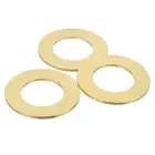 3Pcs Brass Flat Washer, M33 3/16"x1/16"x0.150mm Fenders Washers Assortment