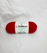 Caron Simply Soft Yarn-Harvest Red-315 Yards-100% Acrylic