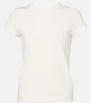 [Rick Owens] Rick Owens Level cotton jersey T-shirt AU 14 white