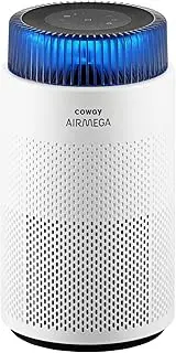 COWAY AIRMEGA 100 Air Purifier - HEPA Filter for Bushfire Smoke, Allergies, Pollen Dust, Mould, Pet Hair, Dander | 360° Quiet Air Cleaner with Sleep Mode (20dB), Calming Night Light