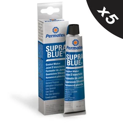 5x RTV Silicone Instant Gasket Maker Blue High Temperature Sealant 80ml OEM Spec