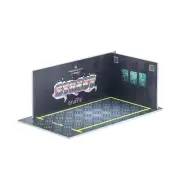 1:24 Scale Car Garage Model Parking Lot For Model Car Display