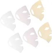 6Pcs Reusable Silicone Face Mask Covers for Skincare Secure Fit for Moisturizing Masks for All Skin Soft Comfortable and Practical Design