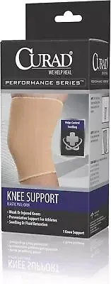 Curad Performance Series Elastic Pull-Over Knee Support, X-Large, 1 ea
