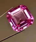 Natural Padparadscha Sapphire Huge 40.13 Ct Certified Asscher Cut Loose Gemstone