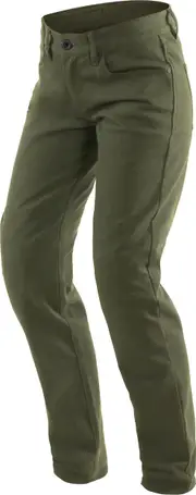 Dainese Casual Regular, textile pants women , color: Dark Green , size: 24